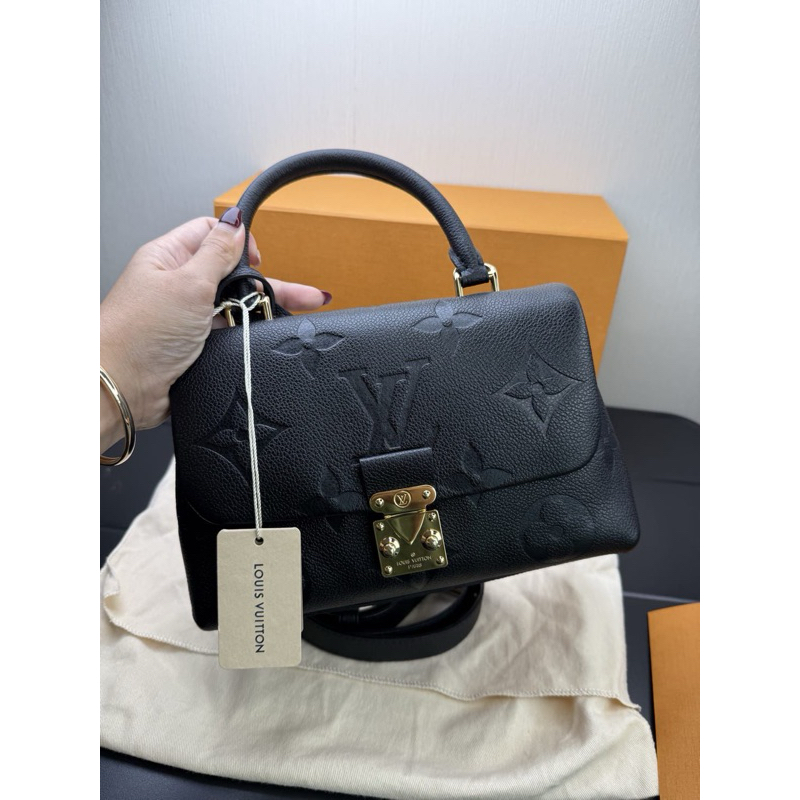 Louis Vuitton Tas Tangan Kulit Hitam AUTH PRELOVED