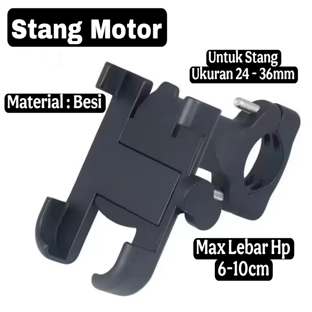 Holder Motor Kaca Spion Bahan Besi Metal Universal Holder Spion 03-H2