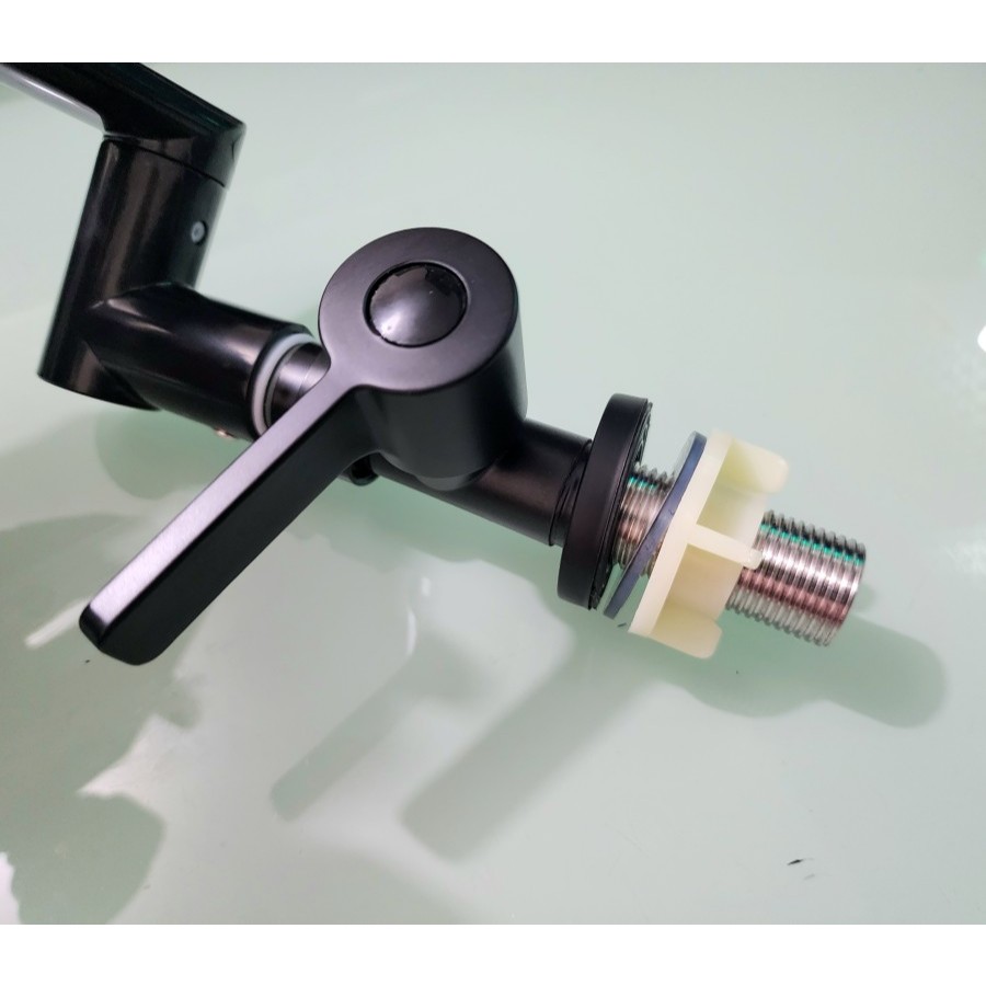 kran wastafel cuci piring fleksibel + filter kran air Rotasi 360 JH