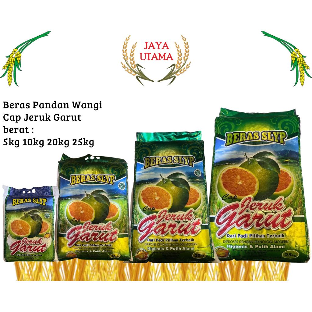 

BERAS PANDAN WANGI CAP JERUK GARUT - 20kg BERAS PULEN