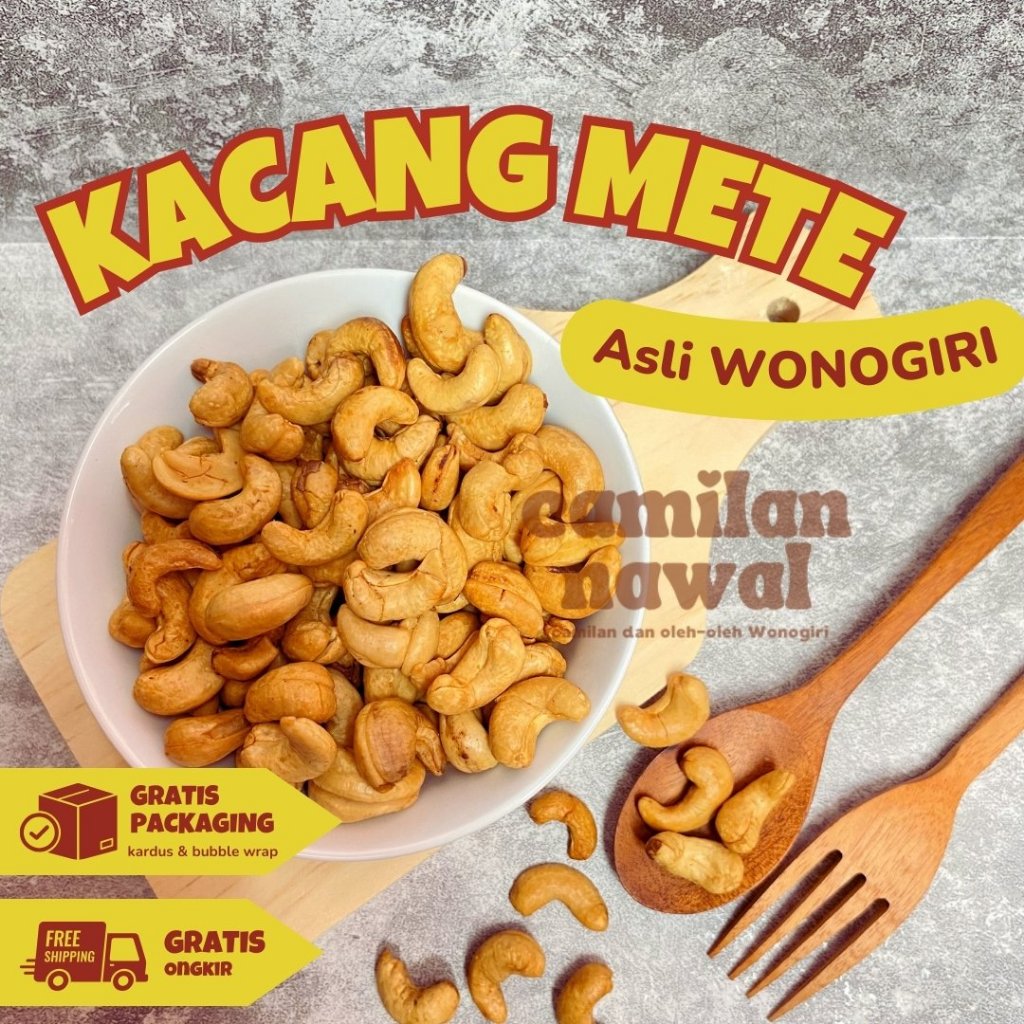 

Kacang Mete Goreng Asli Wonogiri | Mix utuh pecahan