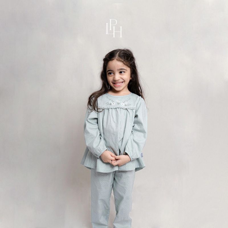 Little Palmerhaus - Baju Lebaran 2025 -Yarra Girl Attire Set (Setelan Tunik Anak Perempuan) usia 1-6