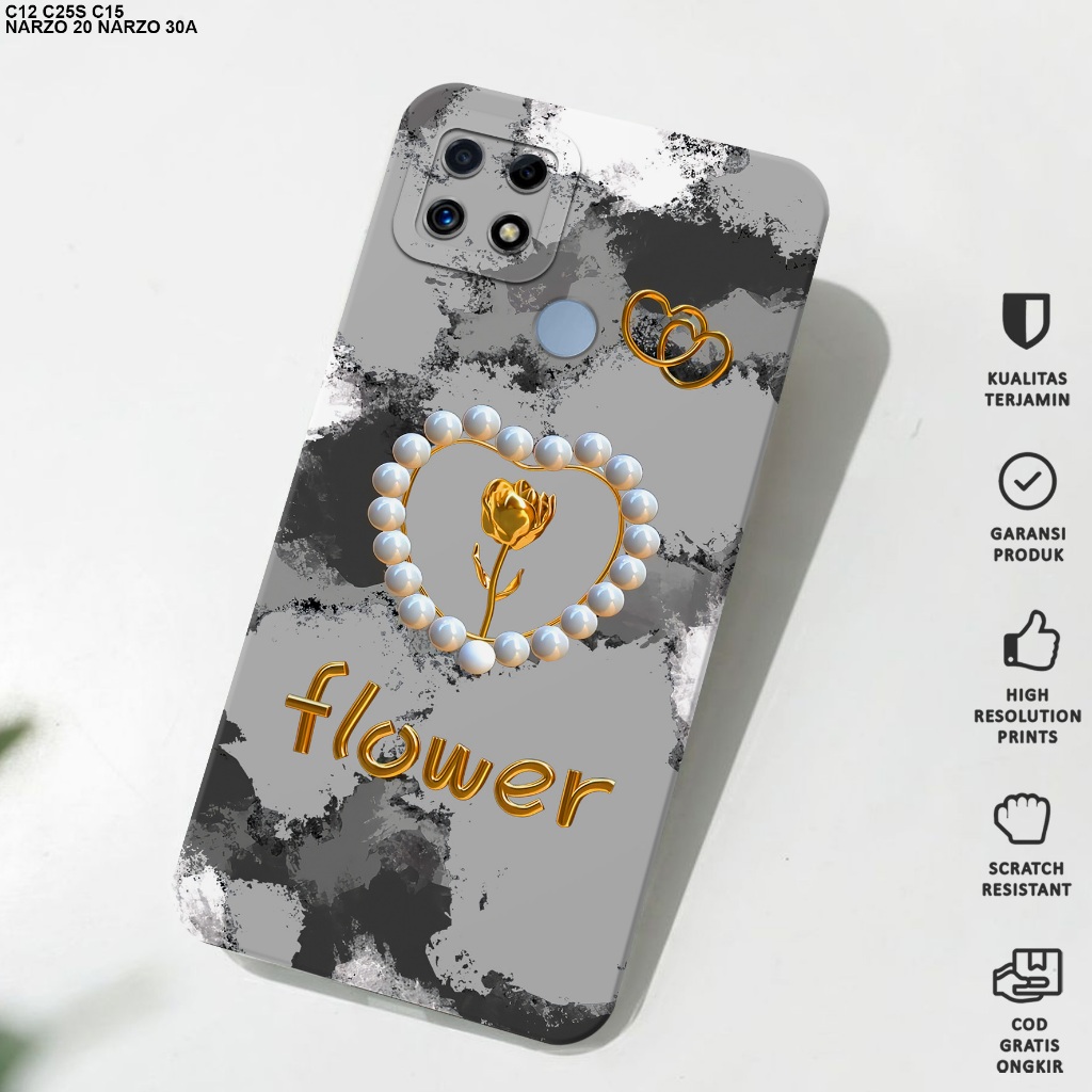 Case Realme C12 - Softcase Realme C12 - Softcase Procamera Motif Lovely - Casing Hp Realme C12 - Cas