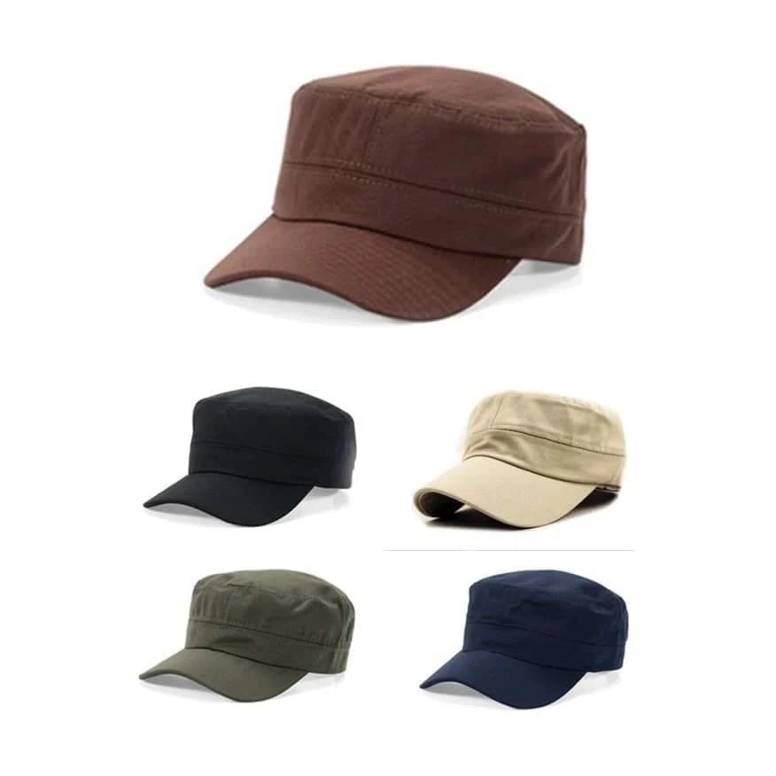 MURAH Topi Komando Polos Premium Militer Dewasa Hitam Hats Pria