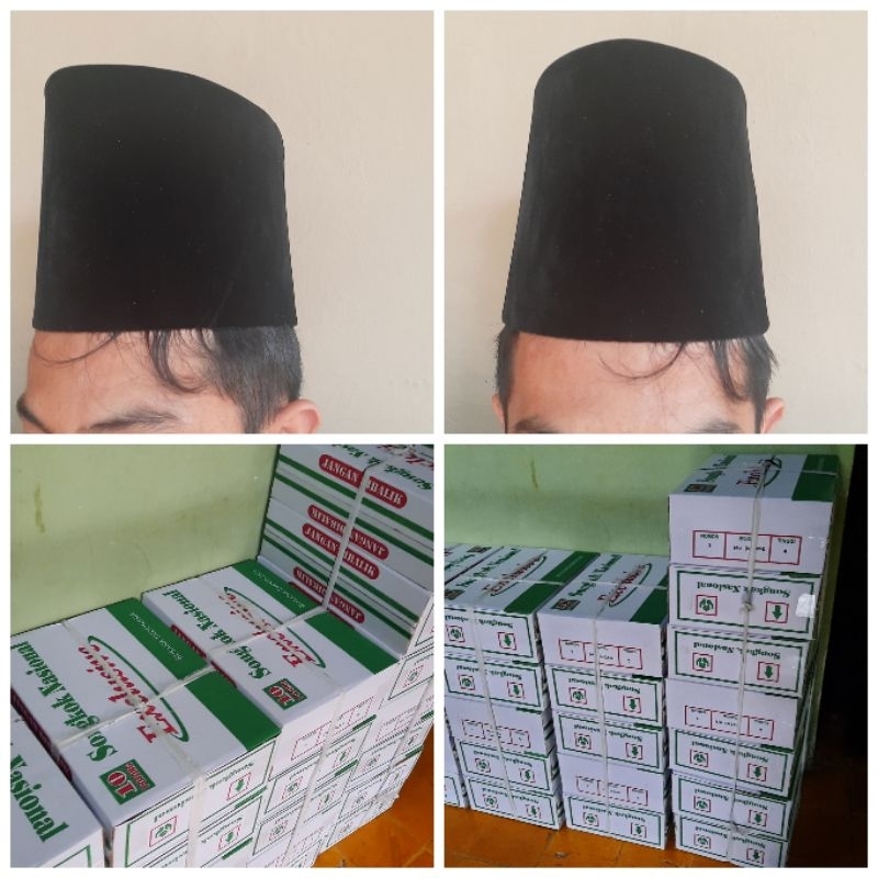 GROSIR SONGKOK NU KOPYAH BORDIR PECI SHOLAT HIJAU KUNING MERAH PUTIH