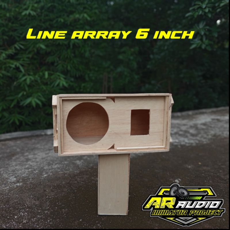 Line Array 6 inch single tweeter bisa pakai gril custom nama