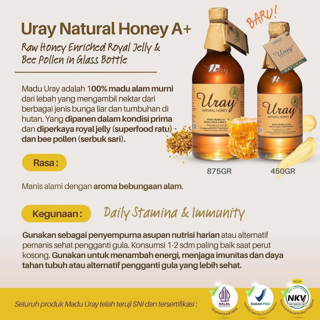 

MADU URAY RAW NATURAL HONEY