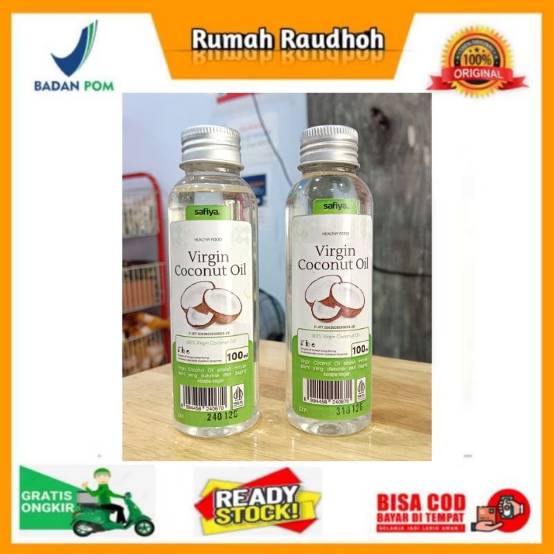 

EXTRA VIRGIN COCONUT OIL (VCO) 100 ML SAFIYA - MINYAK KELAPA MURNI KAYA MANFAAT