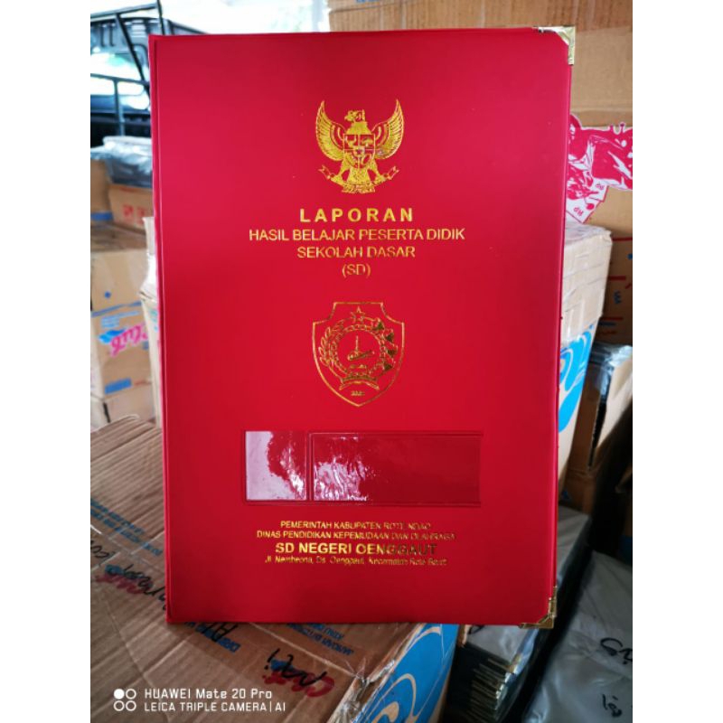 

Sampul Raport Hotprint Custom SD SMP SMA isi 20 Lembar