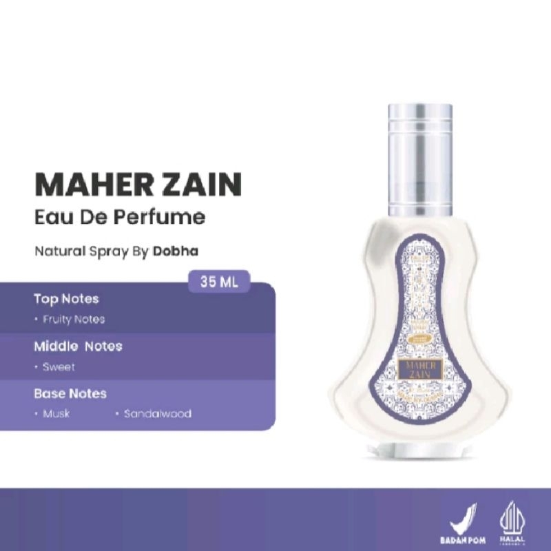 Parfum  Dobha Spray Aroma Maher Zain 35 Ml Original
