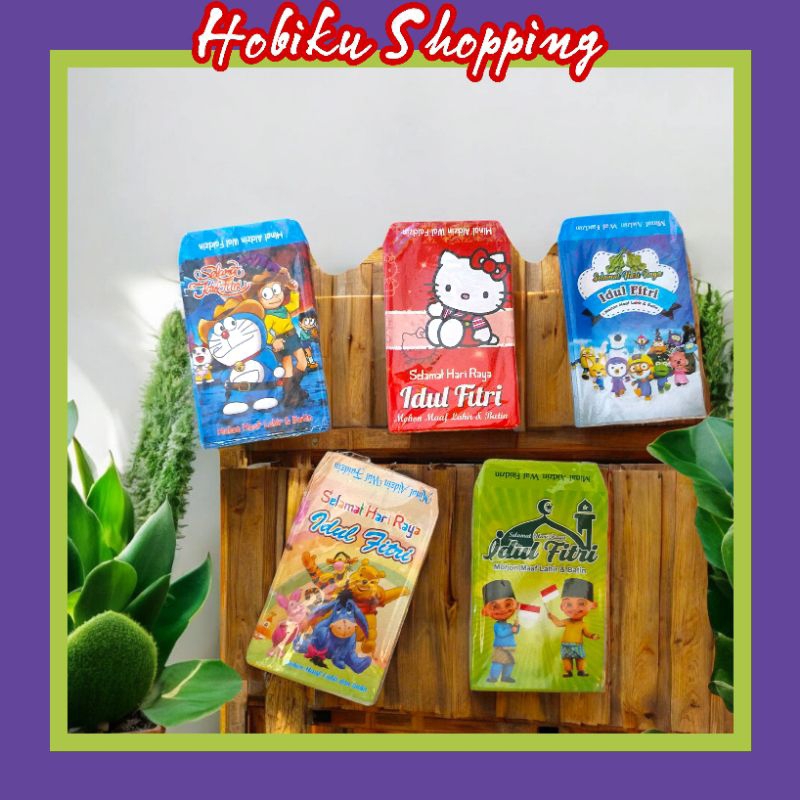 

Amplop Lebaran / Amplop Idul Fitri / Angpau Lebaran - Kartun