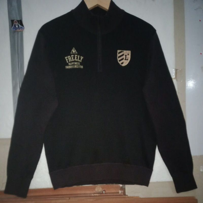 LE COQ SPORTIF sweater Zipper size L second original