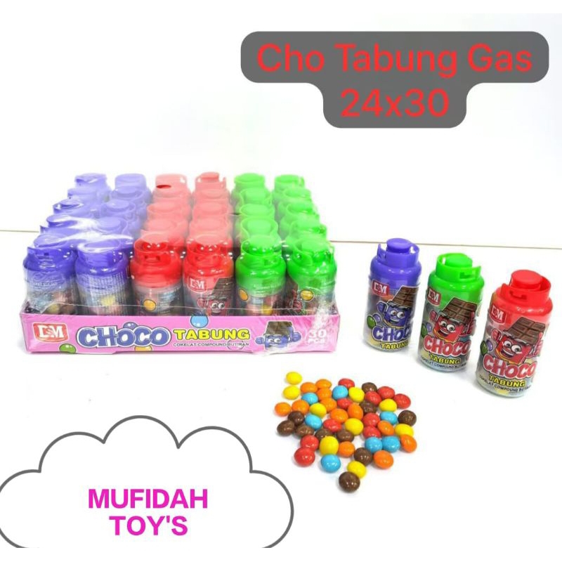

Coklat tabung gas 30 pcs
