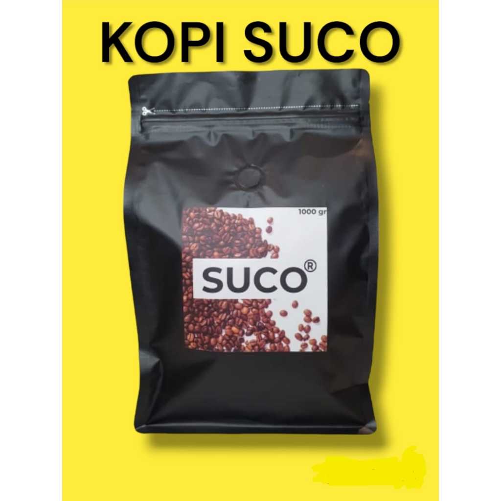 

KOPI "SUCO" ARABICA MIX ROBUSTA 1KG BUBUK BEST BIJI KOPI SUPER QUALITY