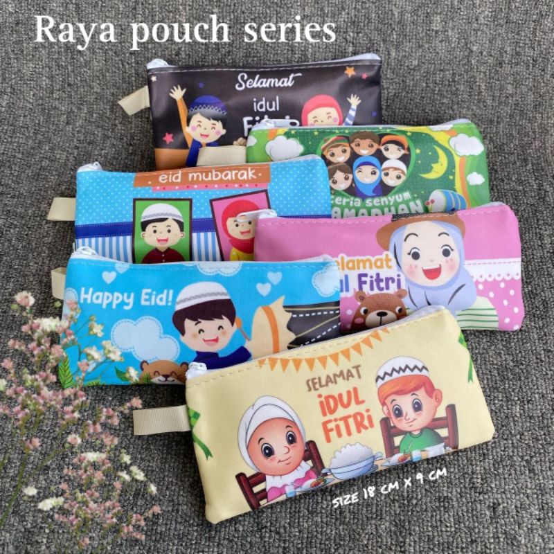

POUCH RAYA SERIES TEMPAT UANG THR BISA JADI TEMPAT PENSIL ANAK