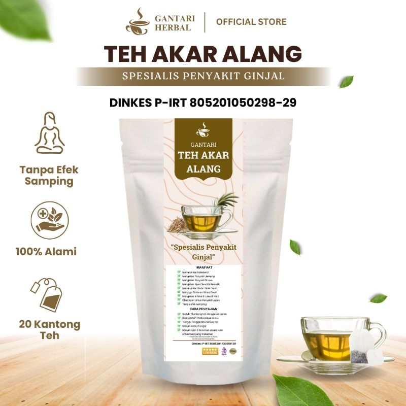 

Alang Gantari - Teh Herbal | Mengatasi Penyakit Ginjal 20 Kantong Teh