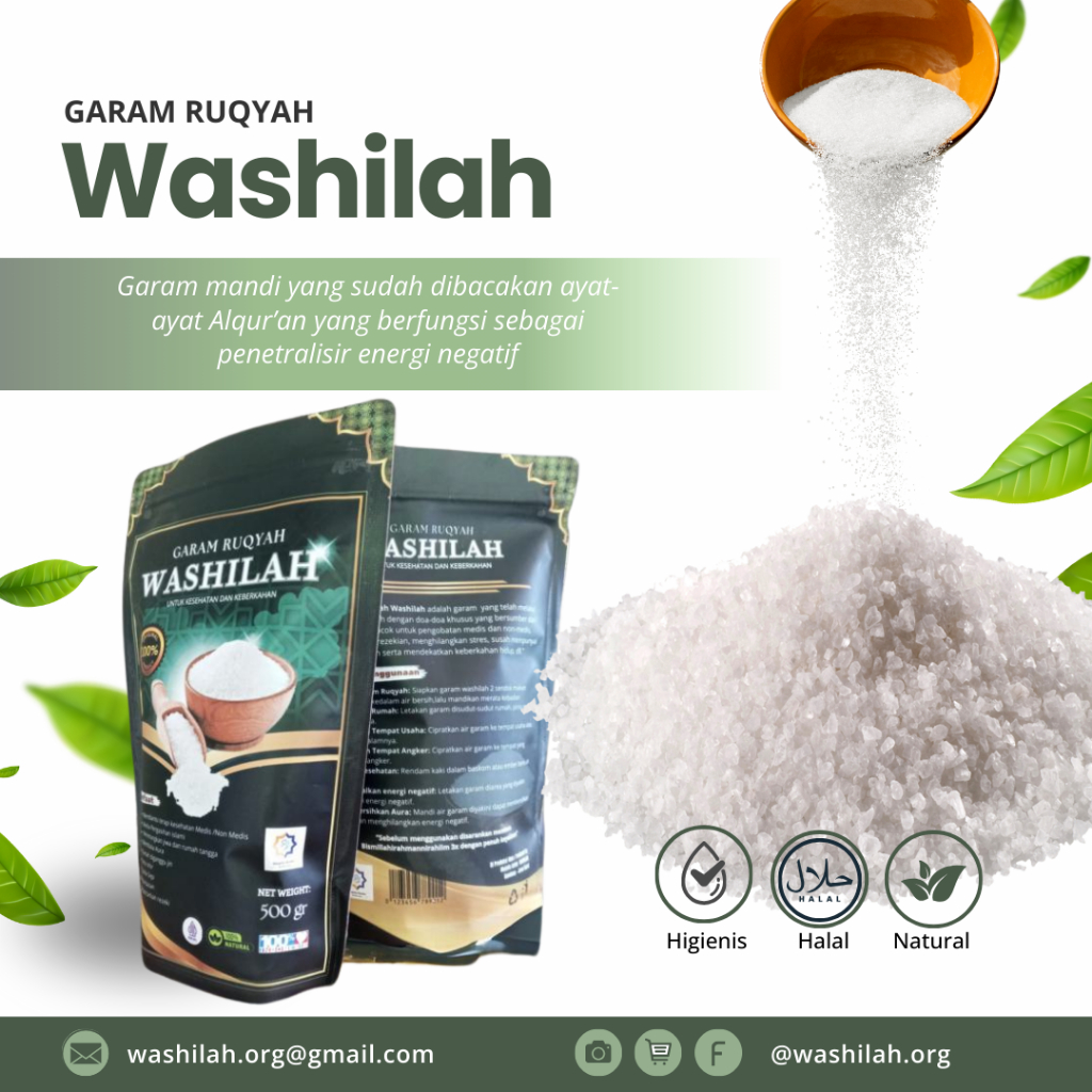 

WASHILAH-Garam Terapi Kesehatan 500gr ,Original produk washilah86