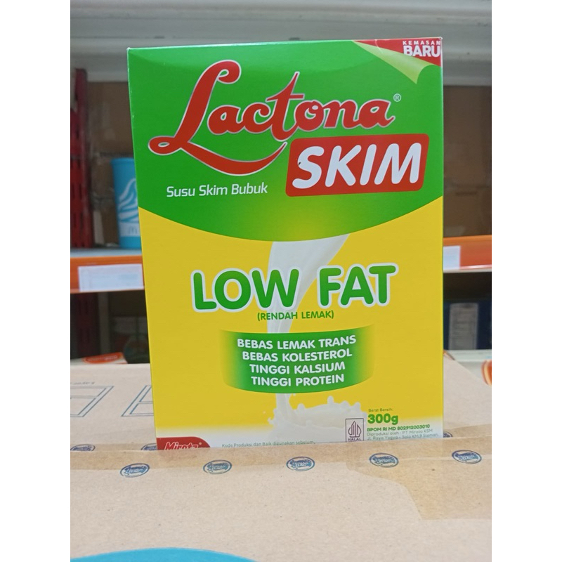 

LACTONA SKIM PLAIN 300gram SUSU SKIM LOW FAT