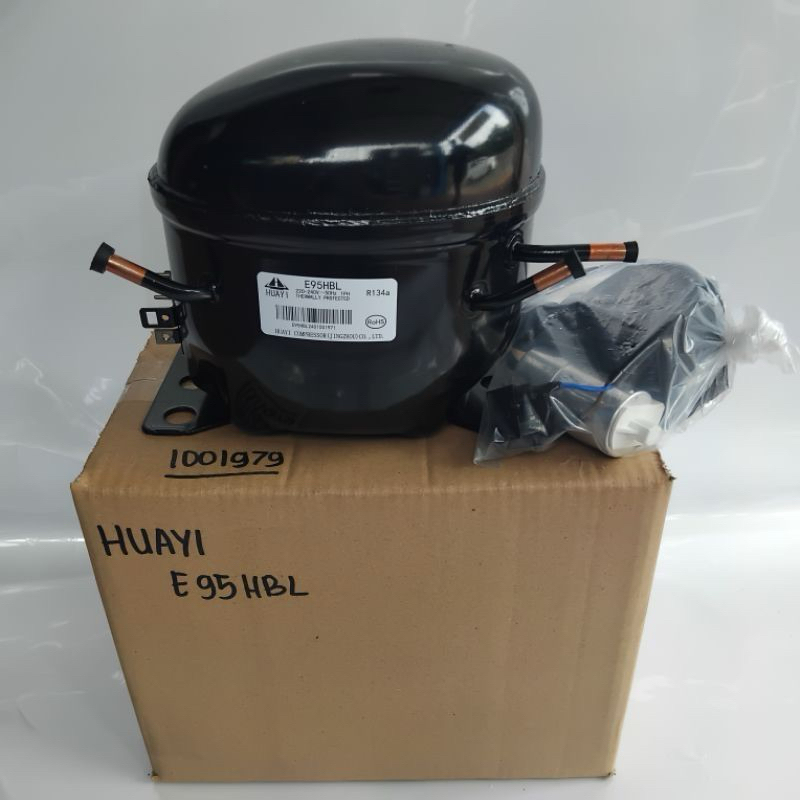 KOMPRESOR HUAYI E95HBL | KOMPRESOR KULKAS / CHILLER / FREEZER 1/4PK R134