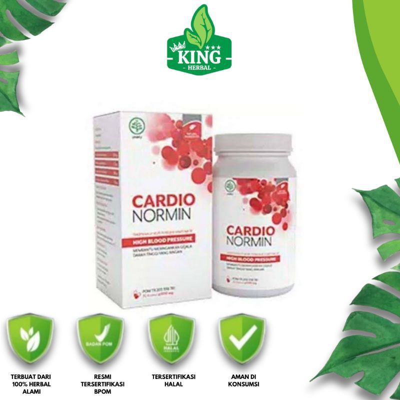 CARDIONORMIN Original Obat Hipertensi Atasi Deabetes Kadar Gula Tinggi Cardio Normin Bpom