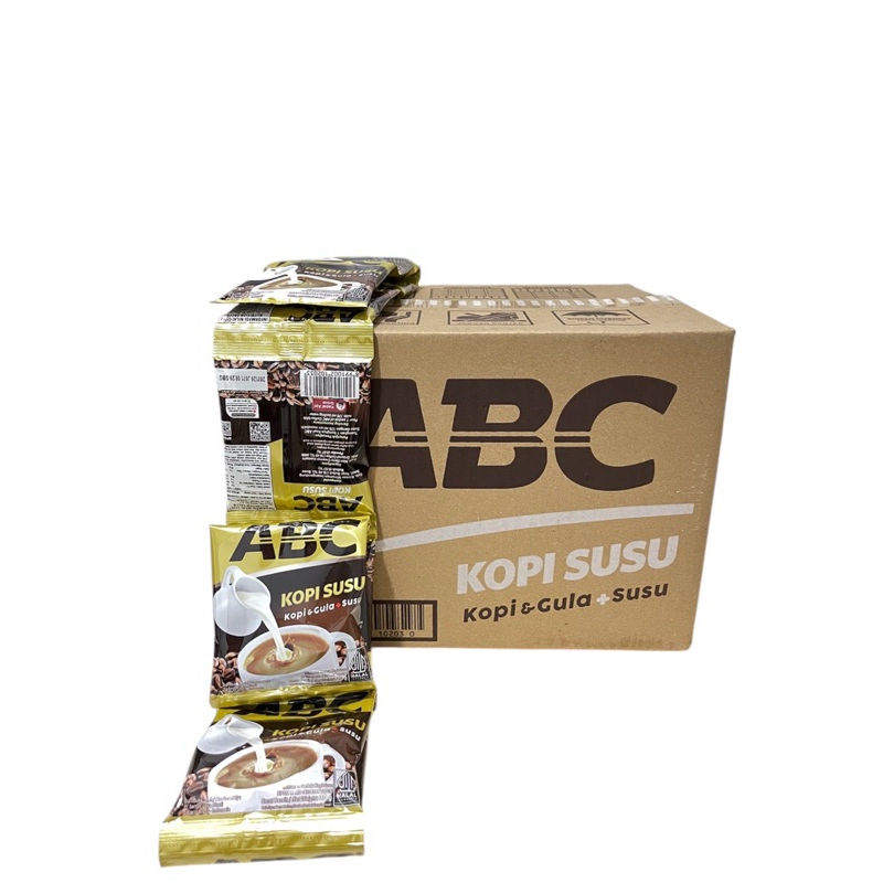 

ABC KOPI SUSU 30gr (KOPI + GULA) 1 KARTON