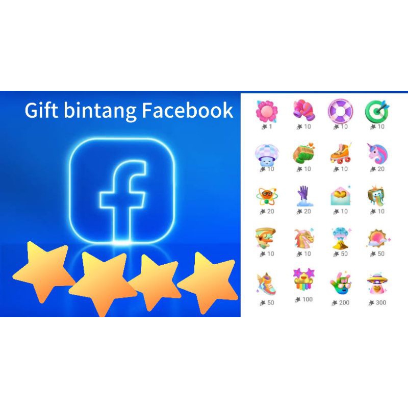 Jasa Kirim Gift Bintang Facebook PRO