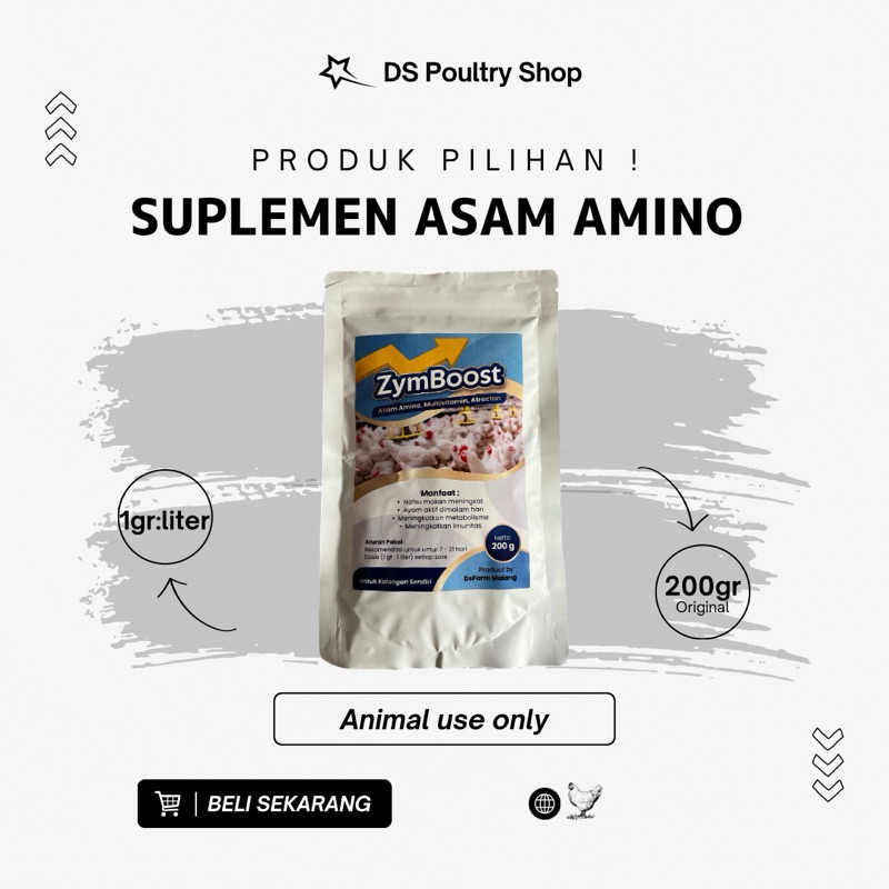 zymboost - Vitamin ayam - asam amino - meningkatkan produktivitas ternak