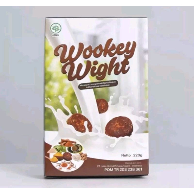 

Wookey Weight Susu Gemuk Badan Penambah Nafsu Makan Rasa Original 220gr