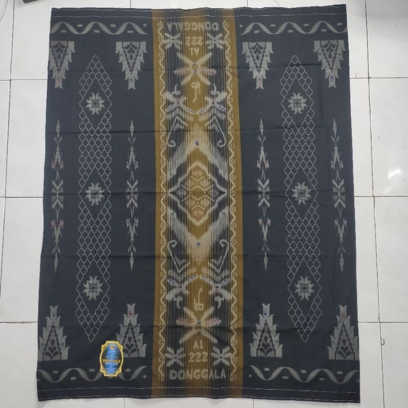 Sarung Donggala a1 222 seri hitam habib abdillah original