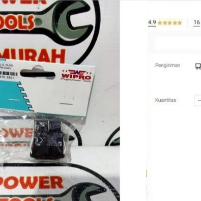 

Switch Up & Down WIPRO PA 500 Electric Hoist Katrol Saklar PA500 Box