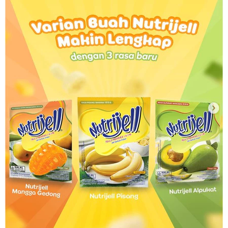 

Nutrijell Reguler Agar / Jelly Aneka Rasa 15gr