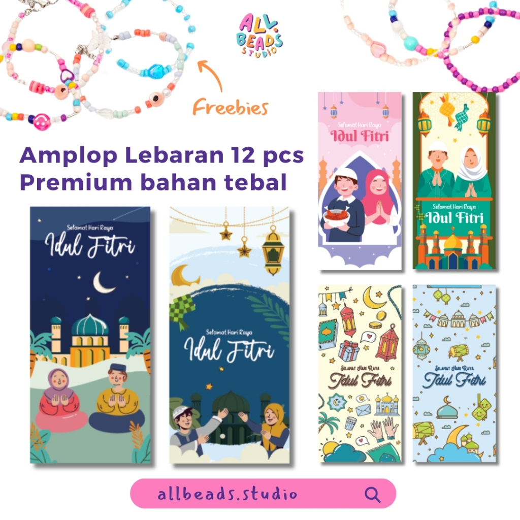 

Amplop Lebaran Idul Fitri Besar Premium isi 12 pcs