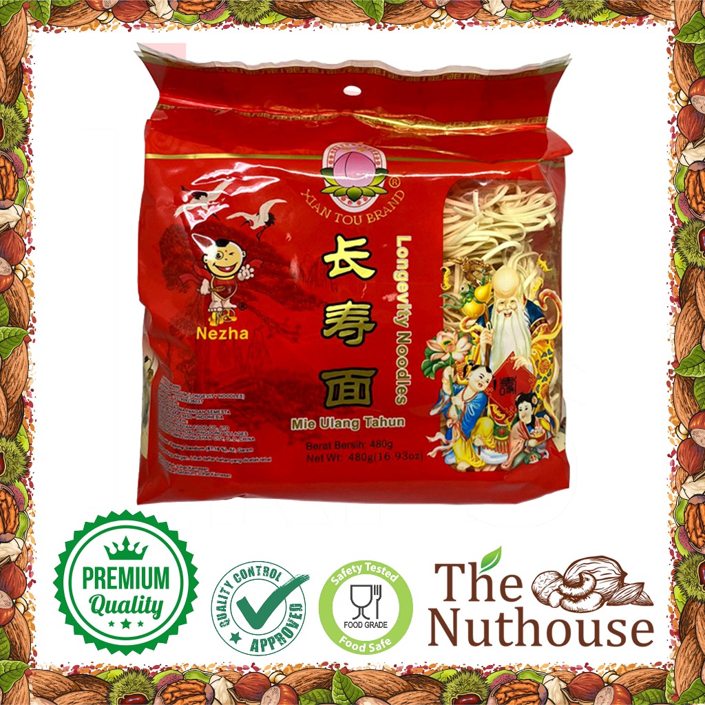 

Xian Tou Brand Longevity Noodles / Mie Ulang Tahun / MIe Panjang Umur / MIe Ultah / MIe Panjang Usia 480gr