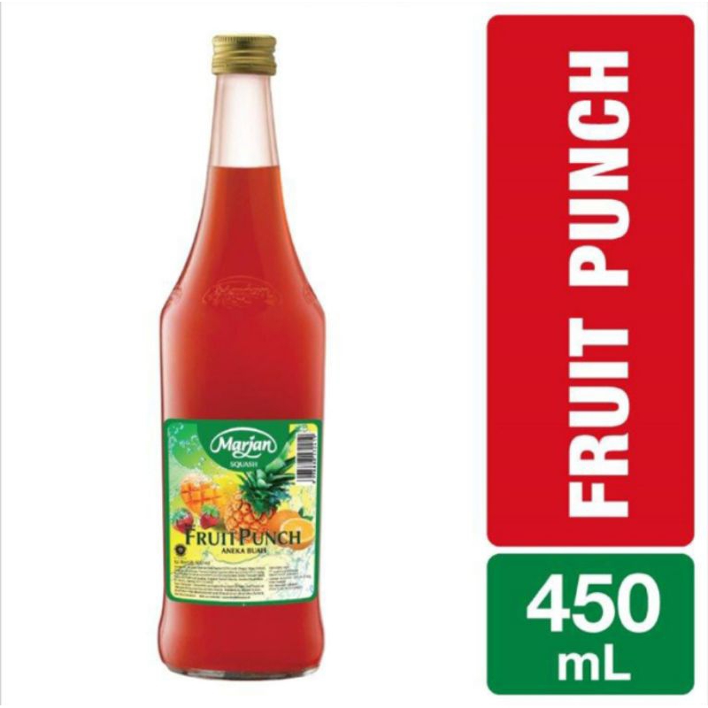 

NEW VARIANT - Marjan Squash Sirup Fruit Punch 450 ml