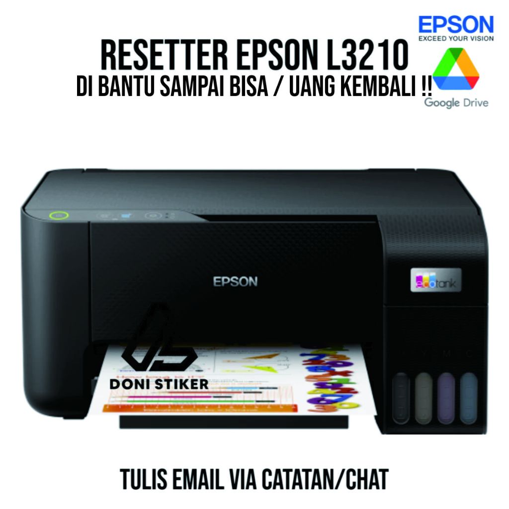 resetter epson L3210 bonus video tutorial