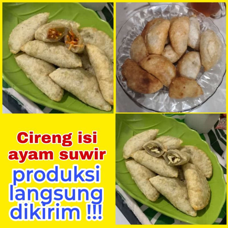 

Cireng pedas Isi Ayam Suwir 10pcs Produksi Langsung Dikirim
