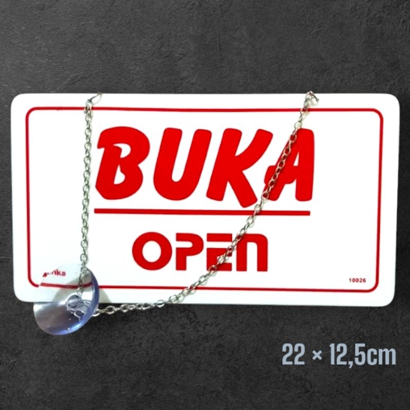 

Akrilik sign OPEN-CLOSED / BUKA-TUTUP