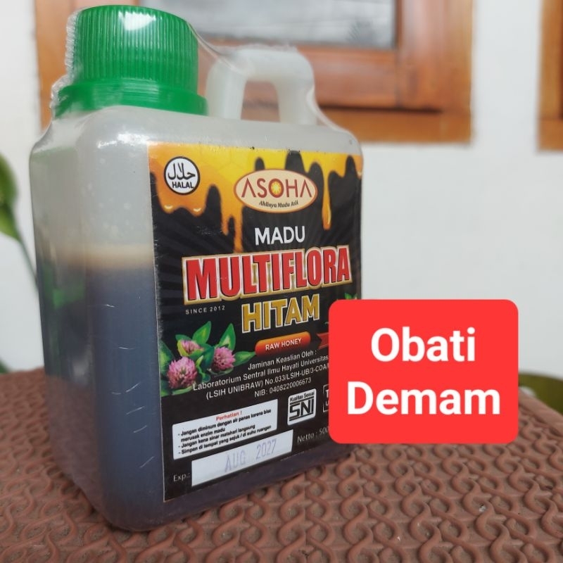 

ASOHA Madu MultiFlora Hitam 1/2kg | FULL NEKTAR | 100%Grade A | NO TIPU-TIPU | Madu Asli | Madu Murni