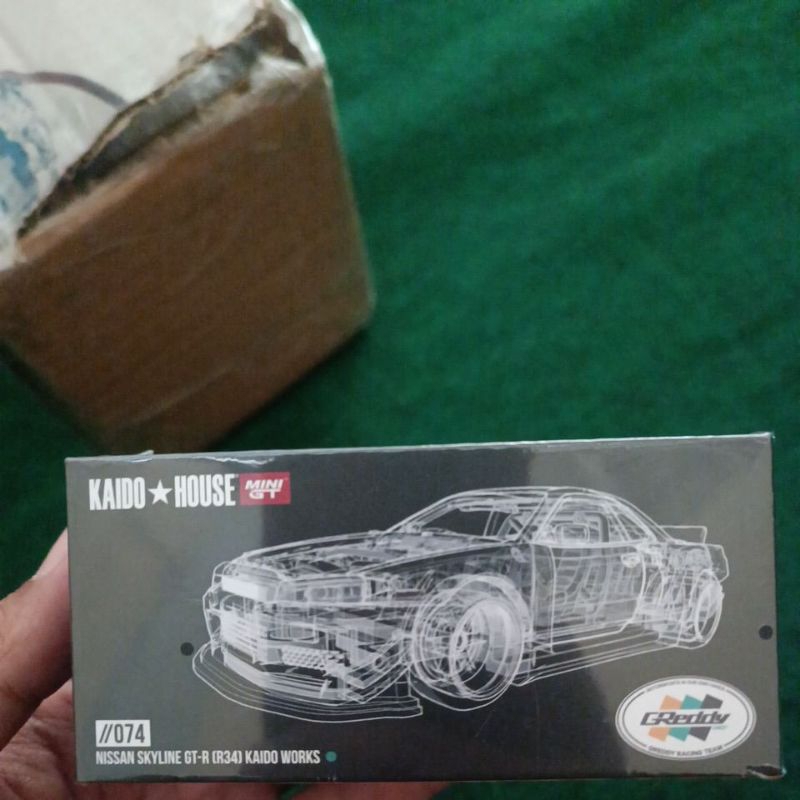 Mini GT Kaido House NISSAN Skyline GT-R (R34) GREDDY