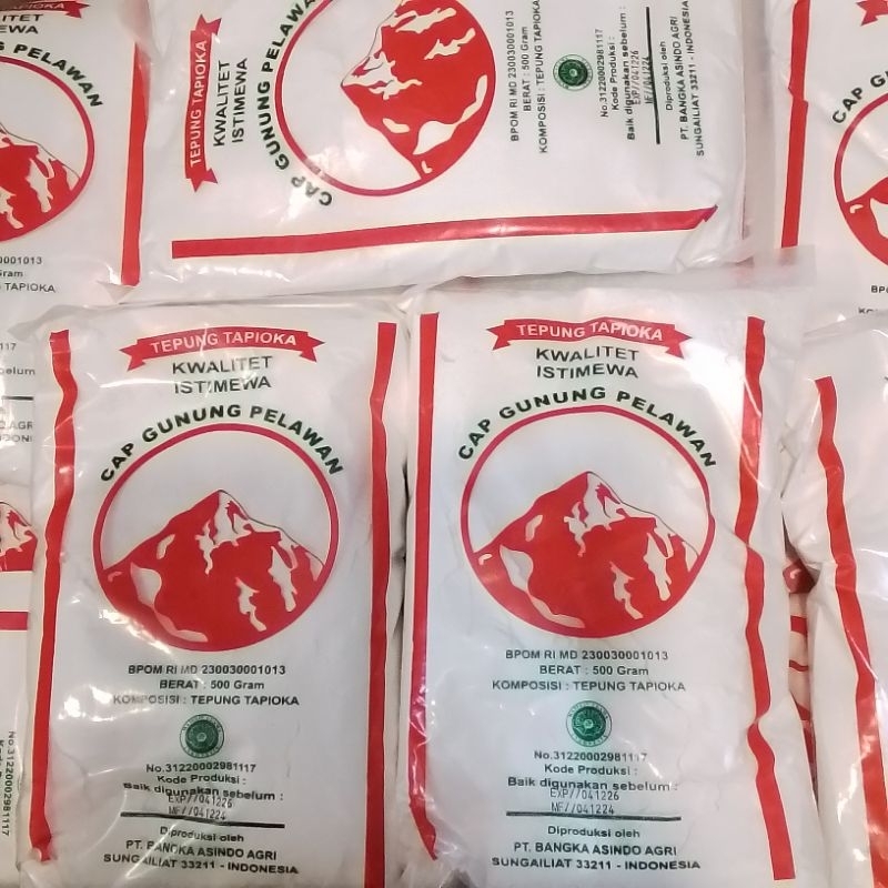 

Cap Gunung Pelawan Tepung Tapioka 500gr