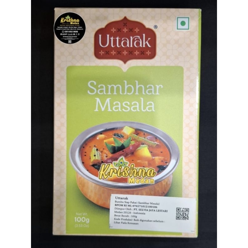 

Uttarak Sambhar Masala 100g