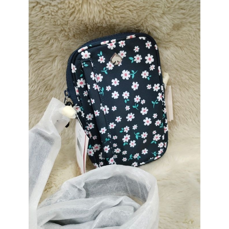 KS PHONE BAG FLOWER BLUE MULTI