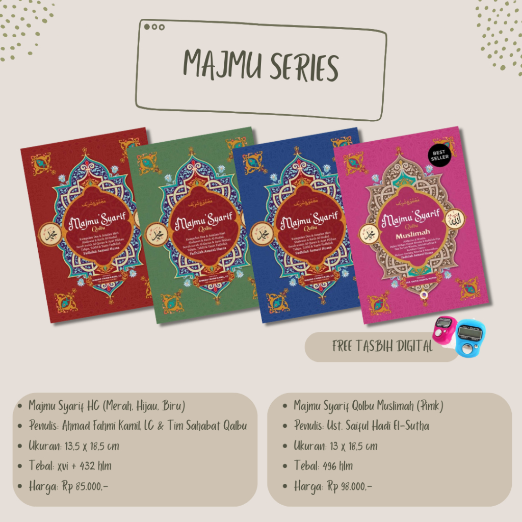 Sy (Free Tasbih Digital) Kitab Majmu Syarif Qolbu Majmu Syarif Qolbu Muslimah & Majmu Syarif