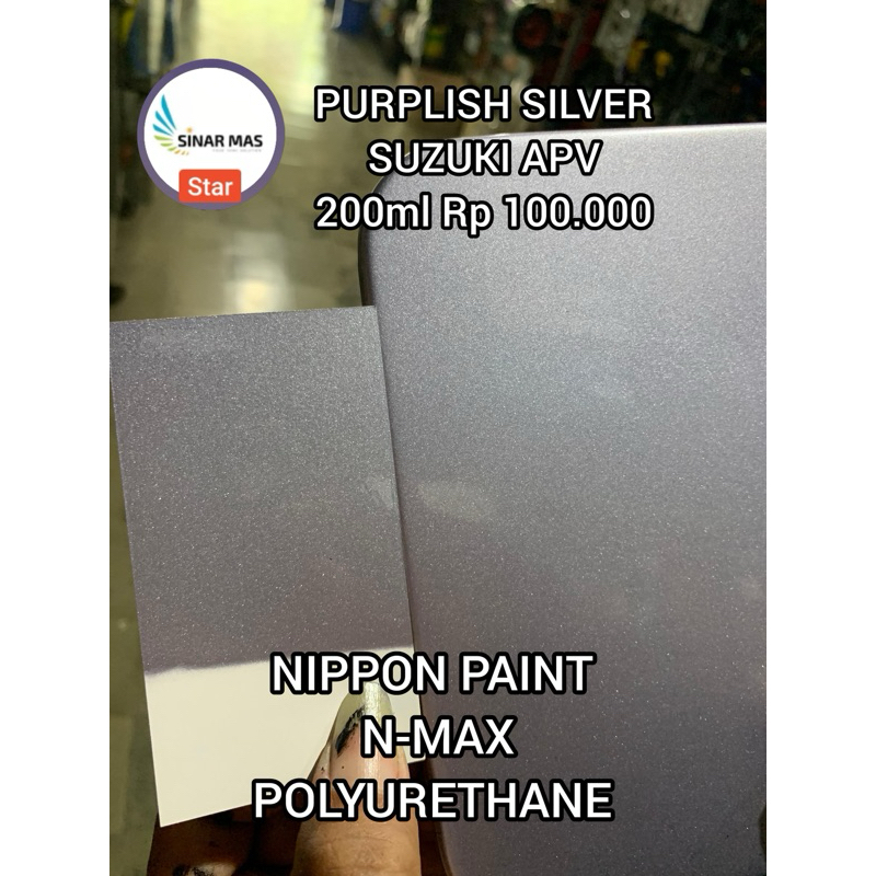 Cat PU cat mobil PURPLISH SILVER SUZUKI APV