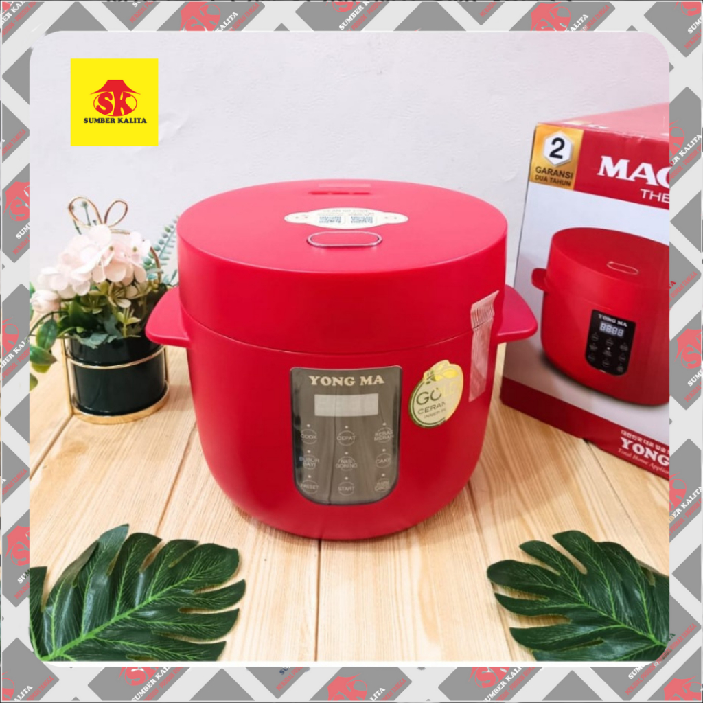 Yong Ma Rice Cooker Mini Digital - SMC 8055 Touch Screen System