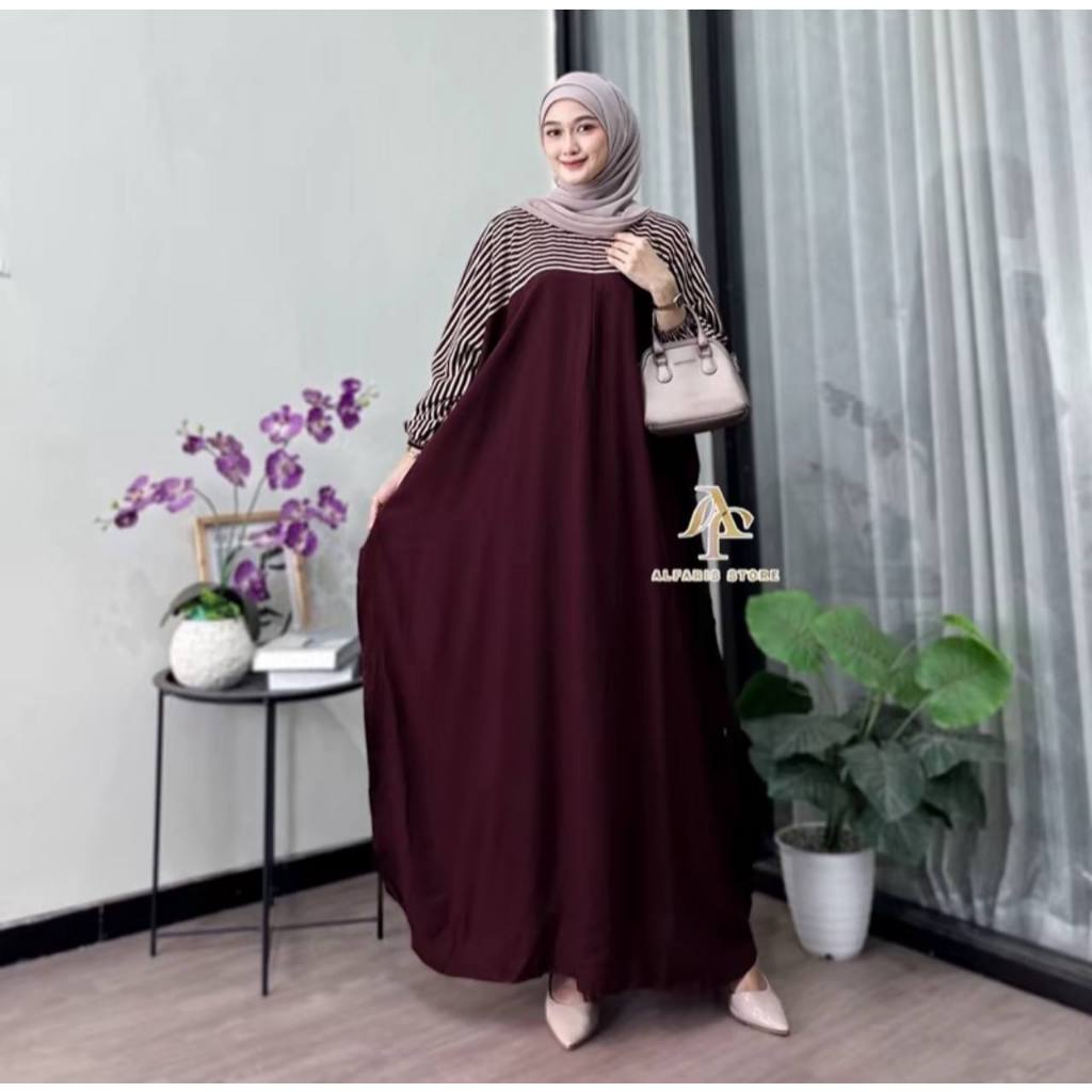 Kaftan Miska Daster Kaftan Jumbo LD 150 Kaftan Rayon Premium Motif Kaftan Batik Sultan Busui Lengan 