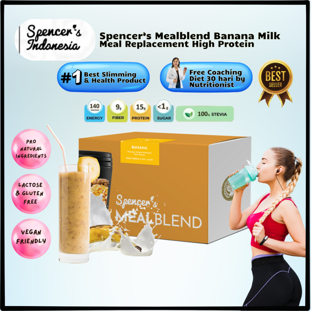 

Spencer's MealBlend Korean Banana Milk – Alternatif Makanan Sehat untuk Diet Ideal.