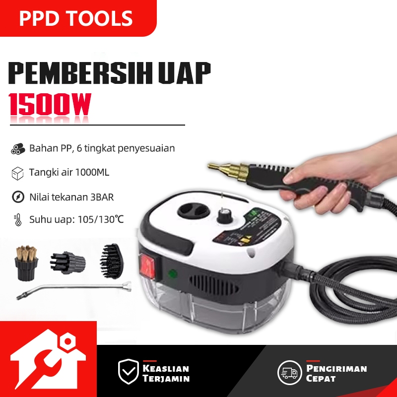 PPD Mesin Pembersih Uap 3bar Mesin Pembersih Uap Bertekanan Tinggi Suhu Tinggi Kap Mesin Pembersih