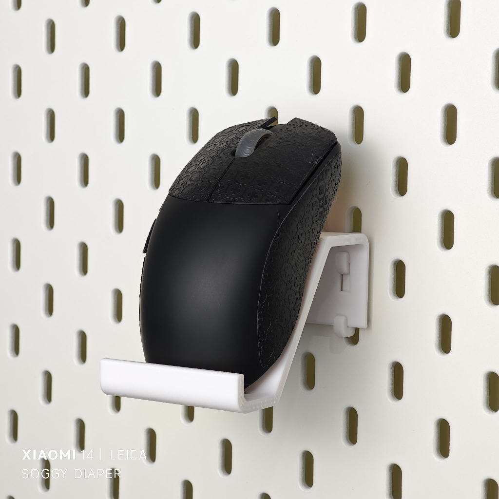 Stand mouse / display mouse  - aksesoris untuk pegboard