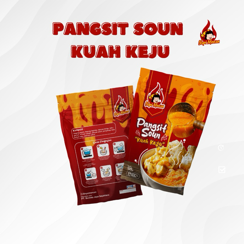 

Pangsit Soun Kuah Keju Nyai Mercon NEW PRODUCT!